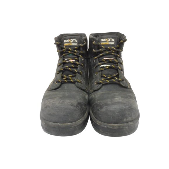 Dakota Men's 6'' 877 Steel Toe Steel Plate Work Boots Black Size 11M - Picture 2 of 9